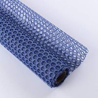 Floral Wrapping Paper Korean Style Round Heart Mesh Openwork Roll Rose Flower Bouquet Packaging Material Wrapping Paper High-Grade Floral Materials Package,23.6 Inch x 15 ft (5Y) (Royal Blue)