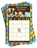 50 Gift Bingo - Baby Shower Game - Jungle Themed (50-Sheets)