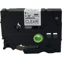 Black on Clear Label Tape Compatible for Brother TZ 121 TZe 121 9mm P-Touch 8m