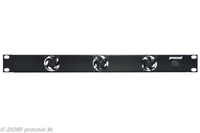 PROCOOL SX340 / 1U Silent Rack Mount Fan/Airflow = INTAKE/Home Theater AV Cabinet Cooling Broadcast Network Server Recording Studio Rack Mount Fan Panel 19"