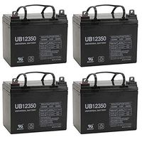 Universal Power Group 12V 35AH Wheelchair Scooter Battery Replaces EverOn EVA12-33j - 4 Pack