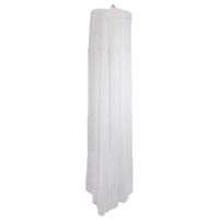 OULII Round Shaped Baby Mosquito Net Baby Toddler Bed Crib Canopy Mosquito Netting (White)