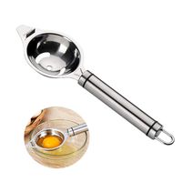 Stainless Steel Egg Yoke Separator, YamaziHD Filter Egg Whites and Yolks Strainer Divider, Kitchen Utility Gadget Cooking Baking Tools - Yolk Remover/Extractor