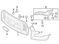 Ford Oem Headlight Bezel Fl3z17c755aa Image 7