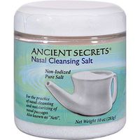 4 Pack of Ancient Secrets Nasal Cleansing Salt - 10 oz - - -