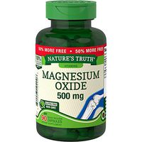 Nature's Truth Magnesium Oxide 500 Mg Capsules, 90Count
