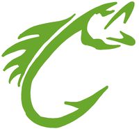 hBARSCI Fish Hook Vinyl Decal - 5 Inches - for Cars, Trucks, Windows, Laptops, Tablets, Outdoor-Grade 2.5mil Thick Vinyl - Lime