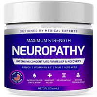Neuropathy Nerve Pain Relief Cream - Maximum Strength Relief Cream for Foot, Hands, Legs, Toes Includes Arnica, Vitamin B6, Aloe Vera, MSM - Scientifically Developed for Effective Relief 2oz