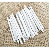 White Slate Pencils, Cut from Natural Stone (Pack of 50pcs)