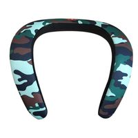 GEZICHTA Bluetooth Speakers, Wearable Wireless Bluetooth Speakers, 3D Stereo Sound Neckband Speakers with Mic, Listen to Music, Hands-Free Phone Calling for Runing Cycling Driving