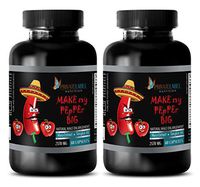 Testosterone Booster Healthy Body - Natural Make My Pepper Big 2170MG - L-arginine Bulk Supplements - 2 Bottle (120 Capsules)