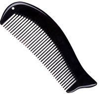 Jimu 100% Premium Quality Natural Ox Horn Comb Pocket Size,health Care Massage Horn Comb (Size 2 Horn Comb)