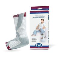 3D Knit Compression Ankle Wrap Support Brace, Pro Lite by FLA Small Left Ankle