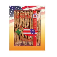 SKU #0103-8, Hsu's Ginseng Long Medium Small Cultivated American Ginseng Roots (8 oz = 227 gm/Box), 0103-8, 0103.8