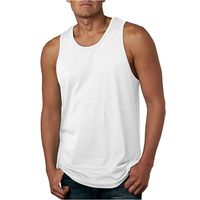 Yomiafy Men's Casual Vintage Wash Sleeveless T-Shirt Tank Top Workout Sport Vest Blouse(White,2XL)
