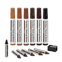 Free Postage - Efaster Furniture Marker Touch Up Repair System，3 Pcs Scratch Restore Kit，Wood Furniture Repair Pen Marker Pen Wood Filler Wax Scratch Filler Remover Fix (Multicolor)
