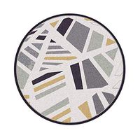 Modern Minimalist Round Rug, Machine Washable Rug Room Bedroom Bathroom, Kitchen Soft Floor Mat, Home Carpet