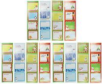 Set of 12 Packs of Holiday Gift Tag Labels! Self- Adhesive! Perfect for Holiday Gift Giving! (12 Packs)