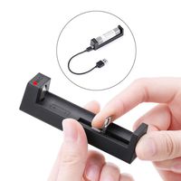 Universial Battery Charger Smart USB for Rechargeable Batteries 10440 14500 16340 18650 (Battery not Included)