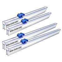 4 Slide Cutter Replacements for Your Commercial Kitchen 12 & 18” Plastic Food Wrap Boxes - 12.6 & 18.5” Long Rails - Direct to You from Our USA Warehouse - Mymicco 21218