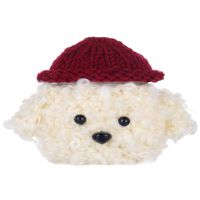 Shan-S for AirPods Pro Wireless Charging Case,3D Soft Fur Furry Kawaii Cute Teddy Dog Protective Case Skin Cover for AirPods Pro [2019 Newest Release] [Christmas Holiday Women Girls Kids Gift]