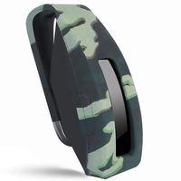 HQzon Compatible Clip Replacement for Fitbit Inspire & Fitbit Inspire HR Fitness Tracker, Made of Soft Comfortable Silicone（Clip-Camo Green）