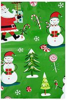 Christmas Bike Gift Bag 60 in x 72 in (Santa/and Snowmen)