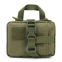 ATAIRSOFT MOLLE System Quick Detach Military Tactical Multi Functional Portable Kit Pouch (OD Green)