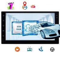 Android Car Stereo System Octa Core Double 2 Din Car Video Player with Bluetooth Dual Zone GPS Nvaigation Car Stereo Auto Radio Unit Full Touch Screen WiFi Mirror Link 1080P Video USB SD OBD2 No DVD P
