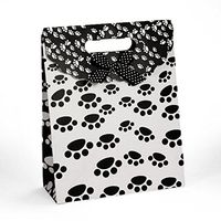 Paw Print Favor Box | Quantity: 100 | Length - 4 7/8" Gusset - 2 3/8"