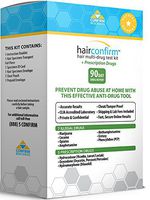 HairConfirm Hair Follicle Drug Test Kit, 12 Drugs Tested 90 Day Report (Express)