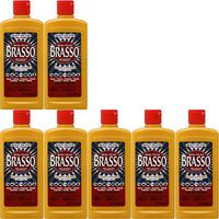 Brasso Metal Polish, 8 oz Bottle for Brass, Copper, Stainless, Chrome, Aluminum, Pewter & Bronze, 8 oz (Pack of 7)