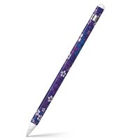 igsticker Ultra Thin Protective Body Stickers Skins Universal Decal Cover for Apple Pencil 1st Generation (Apple Pencil Not Included) 005329 Flower　Purple　Green　Navy Blue