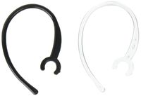 Generic Ear Hook Loops, 6-Count, 3-Black, 3-Clear