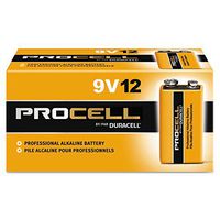 :  Duracell PC1604BKD Procell Alkaline Batteries, 9V (Pack of 12) – style and color may vary