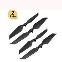 RDtech 2 Pairs 8743 Low-Noise Propellers, Foldable Quick Release Propellers Replacement Fit for DJI Mavic 2 Pro/ Zoom Propellers(Silver-Tip)