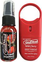 His & Hers Cherry Berry Oral Spray Set With Gel Pillowpack-3 piece set by GoodHead