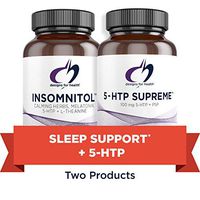 Designs for Health 5-HTP + Insomnitol Duo - Sleep and Mood Support Supplements, Includes Valerian, Melatonin, and L-Theanine (2 Product Set)