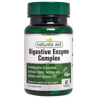 Natures Aid Digestive Enzyme Complex (with Betaine HCI) 60 Tablets. Suitable for Vegetarians.