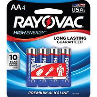 RAYOVAC 815-4J AA Alkaline Batteries (4 pk)