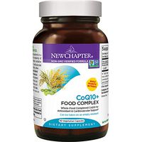 New Chapter CoQ10 Supplement - 60ct (2 Month Supply) Coq10+ Food Complex for Antioxidant and Cardio Support + Gluten Free + Non-GMO Ingredients