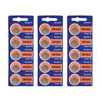 15pcs SONY CR1632 3v Lithium Coin Cell Battery BR1632 DL1632