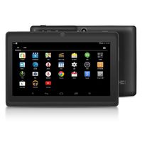 Yuntab 7 inch Android Tablet, Dual Core, 512MB+4GB Storage, Allwinner A23 Android 4.4 OS, Dual Cameras, 5 Point Capacitive Touch Screen (Black)