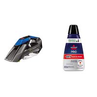 BISSELL Pet Stain Eraser Cordless Portable Carpet Cleaner, 2019 Version, 20037 with Professional Spot and Stain + Oxy Portable Machine Formula, 32 oz, 32 Fl Oz