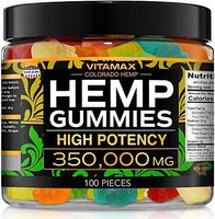 Hemp Gummies for Stress Relief - 350000mg - Gummy - Great for Stress, Insomnia & Anxiety Management - Made in USA - Tasty & Relaxing Gummies - Premium Blend - Mood & Immune Support