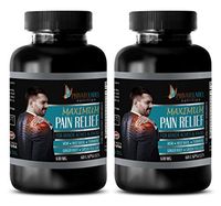 Stress Relief Supplement Natural - Maximum Pain Relief 610MG - msm Bulk Supplements - 2 Bottle (120 Capsules)