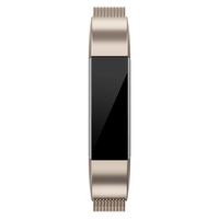 QusFy Metal Bands Compatible with Fitbit Alta/Alta HR/Ace, Stainless Steel Metal Replacement Accessories Wristband Small Large for Women Men, Silver, Black, Rose Gold, Colorful, Champagne