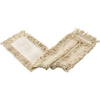 Rubbermaid Commercial Disposable Cut-End Cotton Dust Mop, White, FGL25300WH00