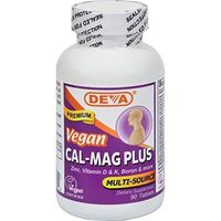 Deva Vegan Vitamins Vegan Cal-Mag Plus 90 tab ( Multi-Pack)