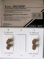Nutone Sensonic 10ZADP -10 Zone Speaker ConnectorWall Panel